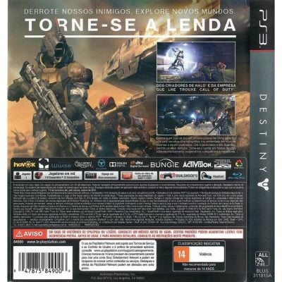 Destiny Ps3 #1 (Servidores Fechados)