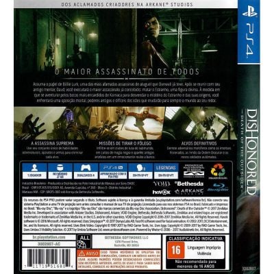 Dishonored Death Of The Outsider Ps4 #1