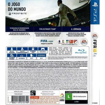Fifa 18 Ps4 #2 (Trava De Disco)