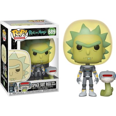 Funko Pop Animation Space Suit Rick With Snake 689