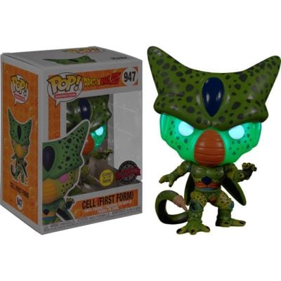 Funko Pop Cell (First Form) 947 (Dragon Ball Z) (Special Edition) (Glows)