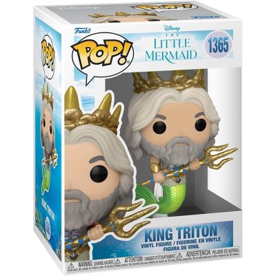 Funko Pop King Triton 1365 (Filme Live Action A Pequena Sereia)
