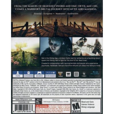 Hellblade Senuas Sacrifice Ps4