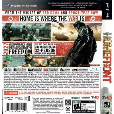 Homefront Ps3 #2 (Sem Manual)