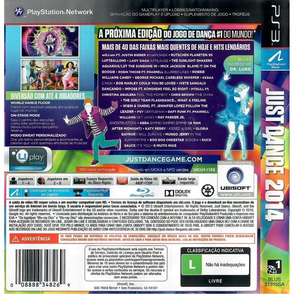 Just Dance 2014 Ps3