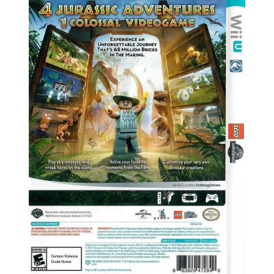 Lego Jurassic World Nintendo Wii U #3 (Sem Manual)