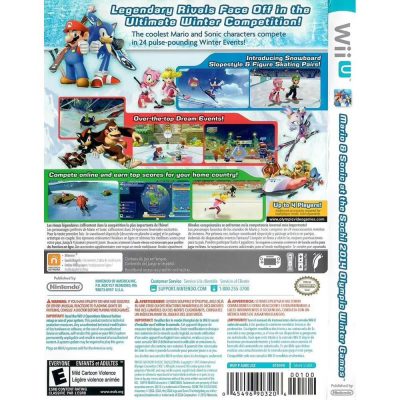 Mario E Sonic At The Olympic Winter Games Sochi 2014 Nintendo Wii U