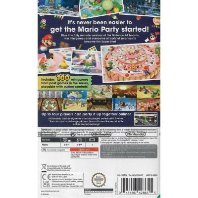 Mario Party Superstars Nintendo Switch