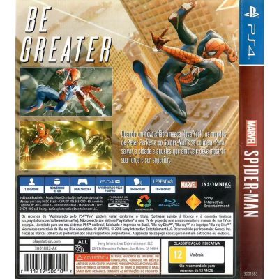 Marvel Spider-Man Ps4 #1