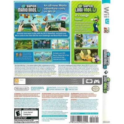 New Super Mario Bros. U + Super Luigi U Nintendo Wii U #3 (Sem Manual)