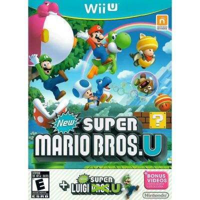 New Super Mario Bros. U + Super Luigi U Nintendo Wii U (Sem Manual)