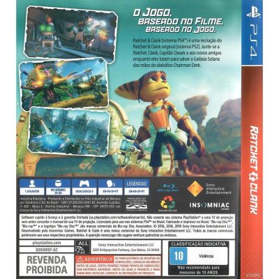 Ratchet Clank Ps4 (Playstation Hits) (Sem Manual)