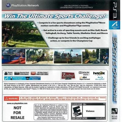 Sports Champions Ps3 #1
