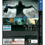 Terra Média Sombras De Mordor Ps4 (Com Luva E Filme)