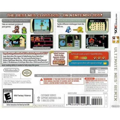 Ultimate Nes Remix Nintendo 3Ds