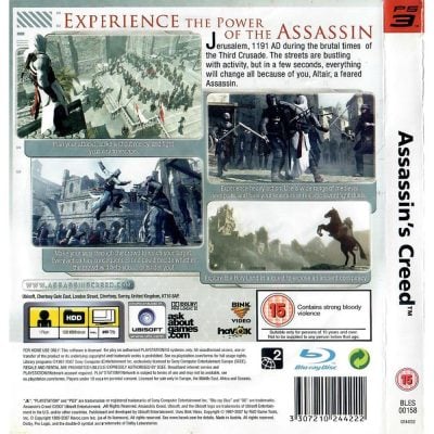 Assassins Creed Ps3 #2 (Sem Manual)