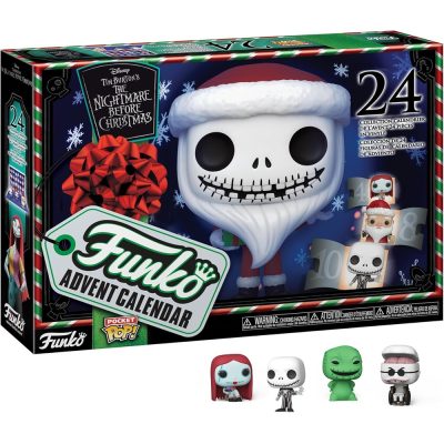 Calendário Funko - Advent Calendar 2020 - The Nightmare Before Christmas Pocket Pop 24 Pçs