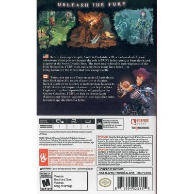 Darkisiders Iii Nintendo Switch
