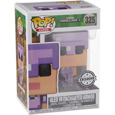 Funko Pop Alex In Enchanted Armor 325 (Minecraft)
