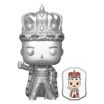 Funko Pop Freddie Mercury (Silver King) #184 + Pin (Special Edition)