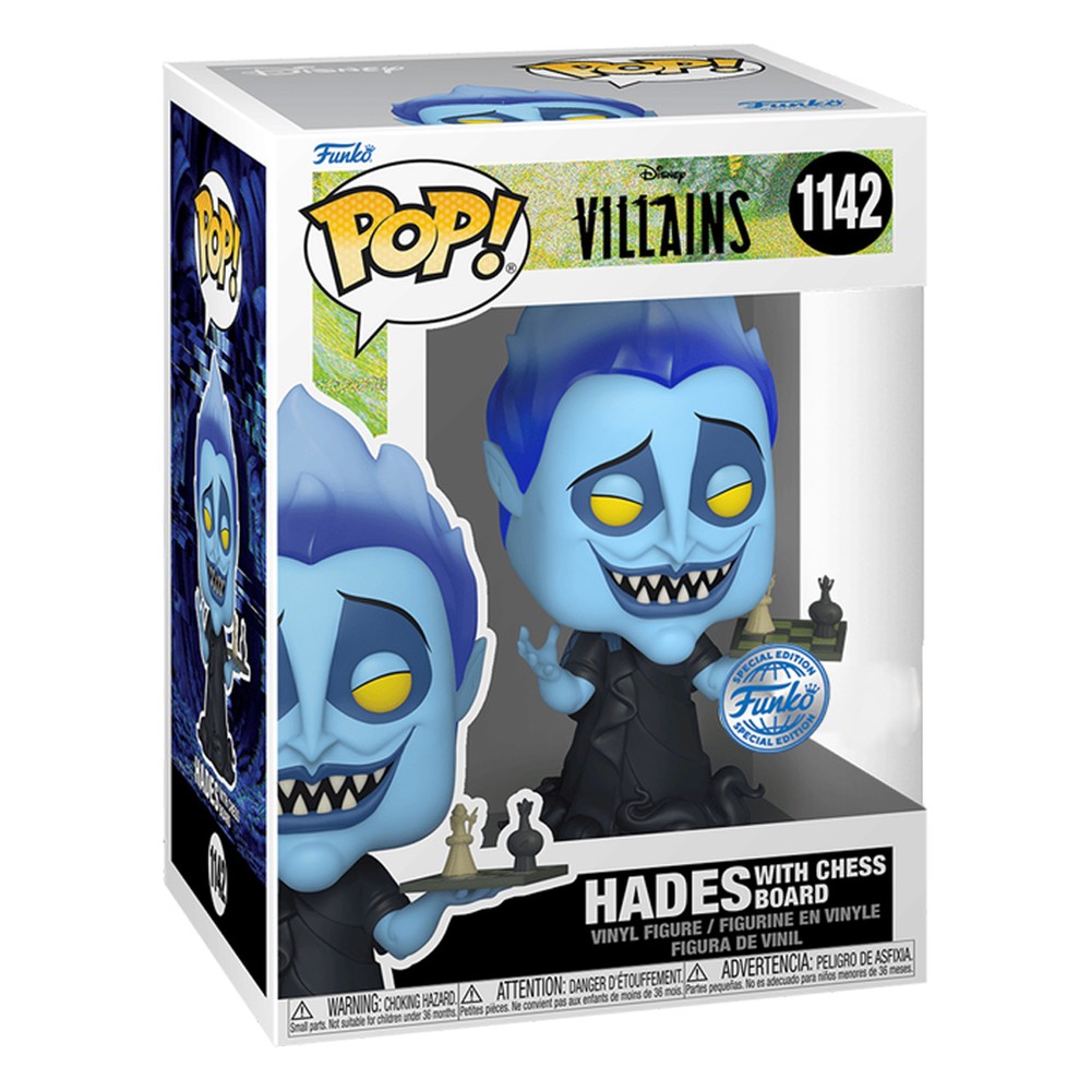 Funko Pop Hades With Chess Board #1142 (Disney Villains)