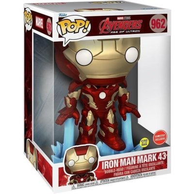 Funko Pop Iron Man Mark 43 #962 (Jumbo) (Glows) (Super Sized)