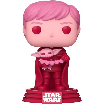 Funko Pop Luke Skywalker With Grogu 494 (Star Wars Valentines)
