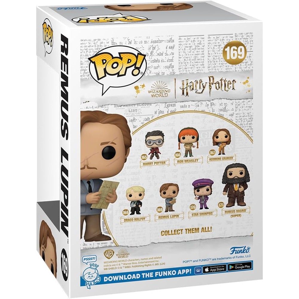 Funko Pop Remus Lupin 169 (Com Mapa)