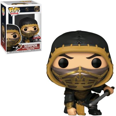 Funko Pop Scorpion 1058 (Mortal Kombat) (Metallic) (Vaulted)