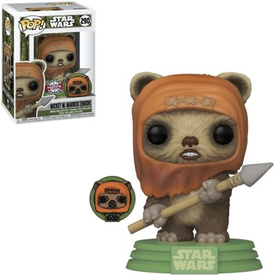 Funko Pop Wicket W. Warrick (Endor) #290 + Pin (Special Edition)