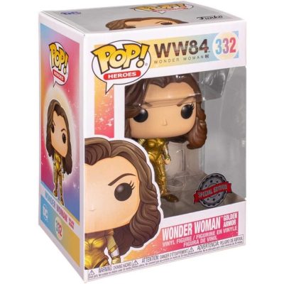 Funko Pop Wonder Woman 332 (Golden Armor) (Ww84)