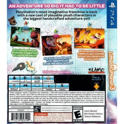 Littlebigplanet 3 Ps4 #1 (Manchas No Disco)