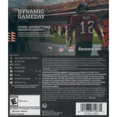 Nfl Madden 22 Xbox Series X