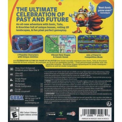 Sonic Mania Xbox One