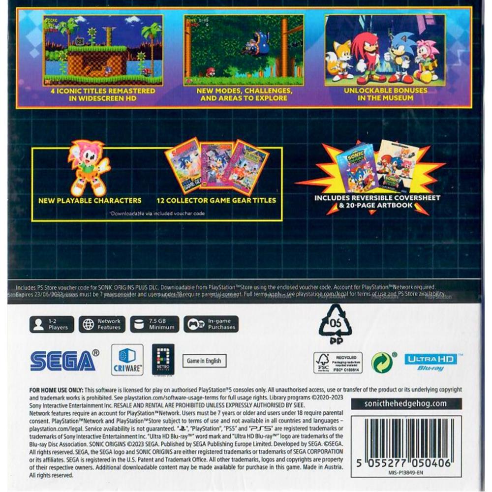 Sonic Origins Plus - Ps5