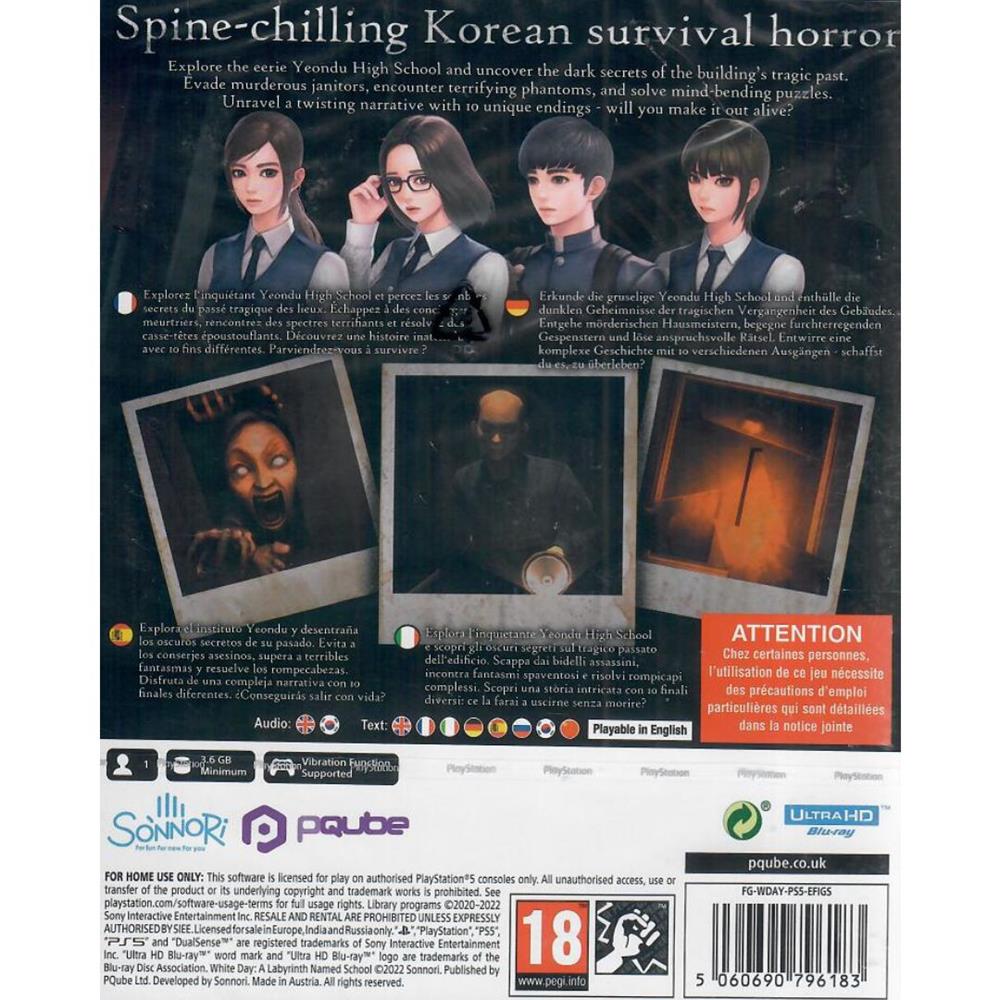 White Day: A Labyrinth Named School - Ps5
