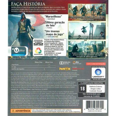 Assassins Creed Unity - Xbox One (Usado)
