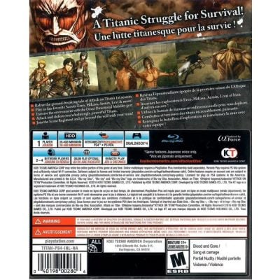 Attack On Titan - Ps4 (Usado)