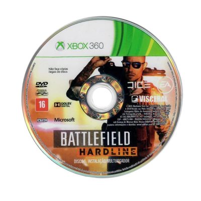 Battlefield Hardline - Xbox 360 #1 (Risco)(Somente O Disco)