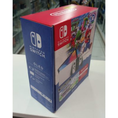 Console Nintendo Switch (Oled) Branco (Código Resgatados) (Com Caixa)