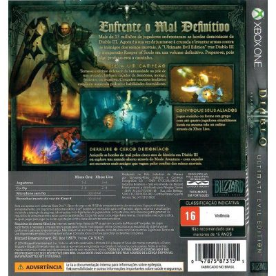 Diablo Iii Reaper Of Souls Ultimate Evil Edition - Xbox One (Usado)