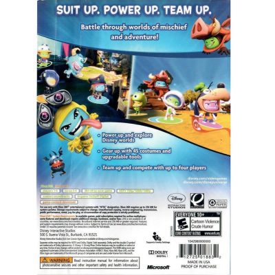Disney Universe - Xbox 360 (Capa, Encarte, Riscos)