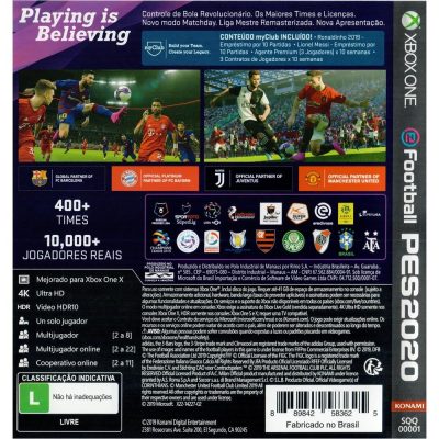 Efootball Pes 2020 - Xbox One (Usado)