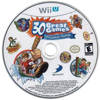 Family Party 30 Great Games Obstacle Arcade - Nintendo Wii U (Somente O Disco)