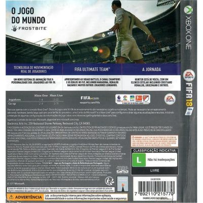 Fifa 18 - Xbox One (Usado)
