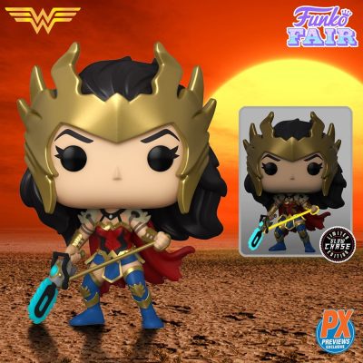 Funko Pop Death Metal Wonder Woman 385 (Special Edition) (Chase) (Glows)