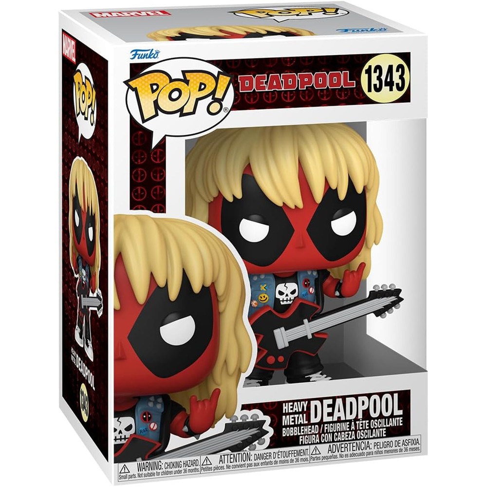 Funko Pop Heavy Metal Deadpool 1343 Funko Pop Heavy Metal Deadpool 1343