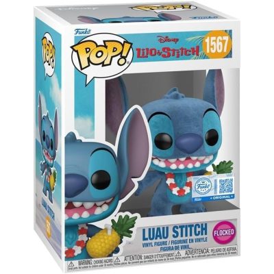 Funko Pop Luau Stitch 1567 (Flocked) (Lilo & Stitch)
