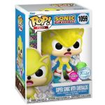 Funko Pop Super Sonic With Emeralds 1059 (Flocked) (Special Edition) Funko Pop Super Sonic With Emeralds 1059 (Flocked) (Special Edition)