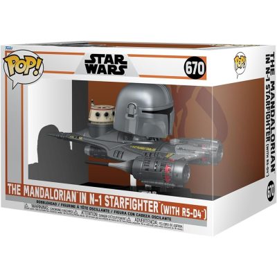 Funko Pop The Mandalorian In N-1 Starfighter (With R5-D4) #670 (Star Wars)